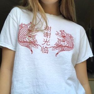 Brandy Melville Koi Fish Top